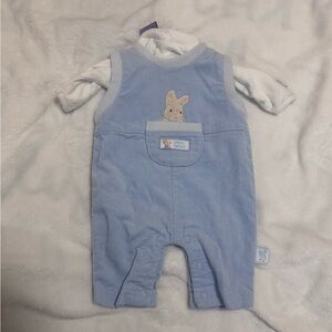 Y2K Peter rabbit overall set